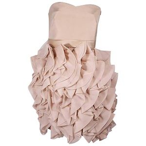Marchesa Notte ruffled dress